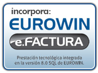 Factura electr�nica o e-factura incorporada en el software Sage Eurowin.